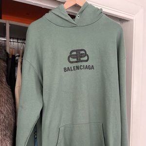 Balenciaga Mint green Hoodie